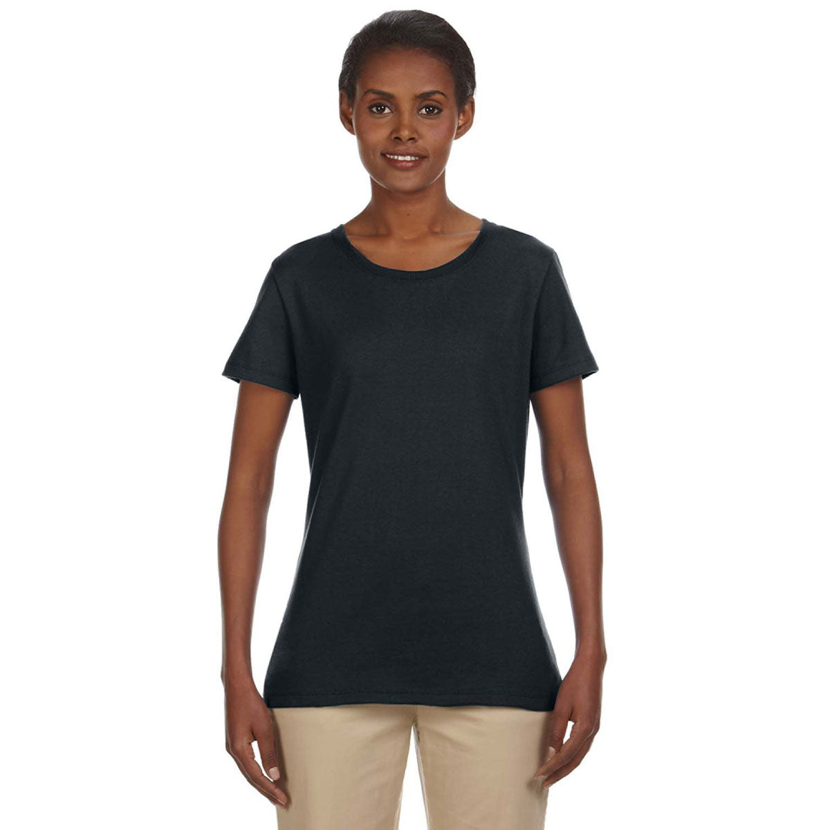Jerzees Women's Black 5.6 Oz. Dri-Power Active T-Shirt: A Stylish and Functional Choice!