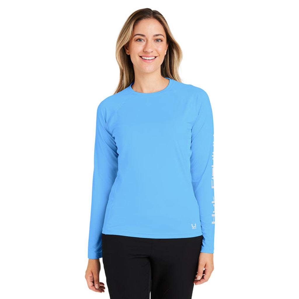 HUK Women's Marolina Blue Pursuit Long-Sleeve T-Shirt - Your Active Lifestyle Essential