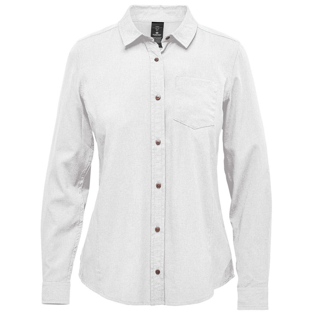 Stormtech Women's Stylish White Azores Quick - Dry Long Sleeve Shirt
