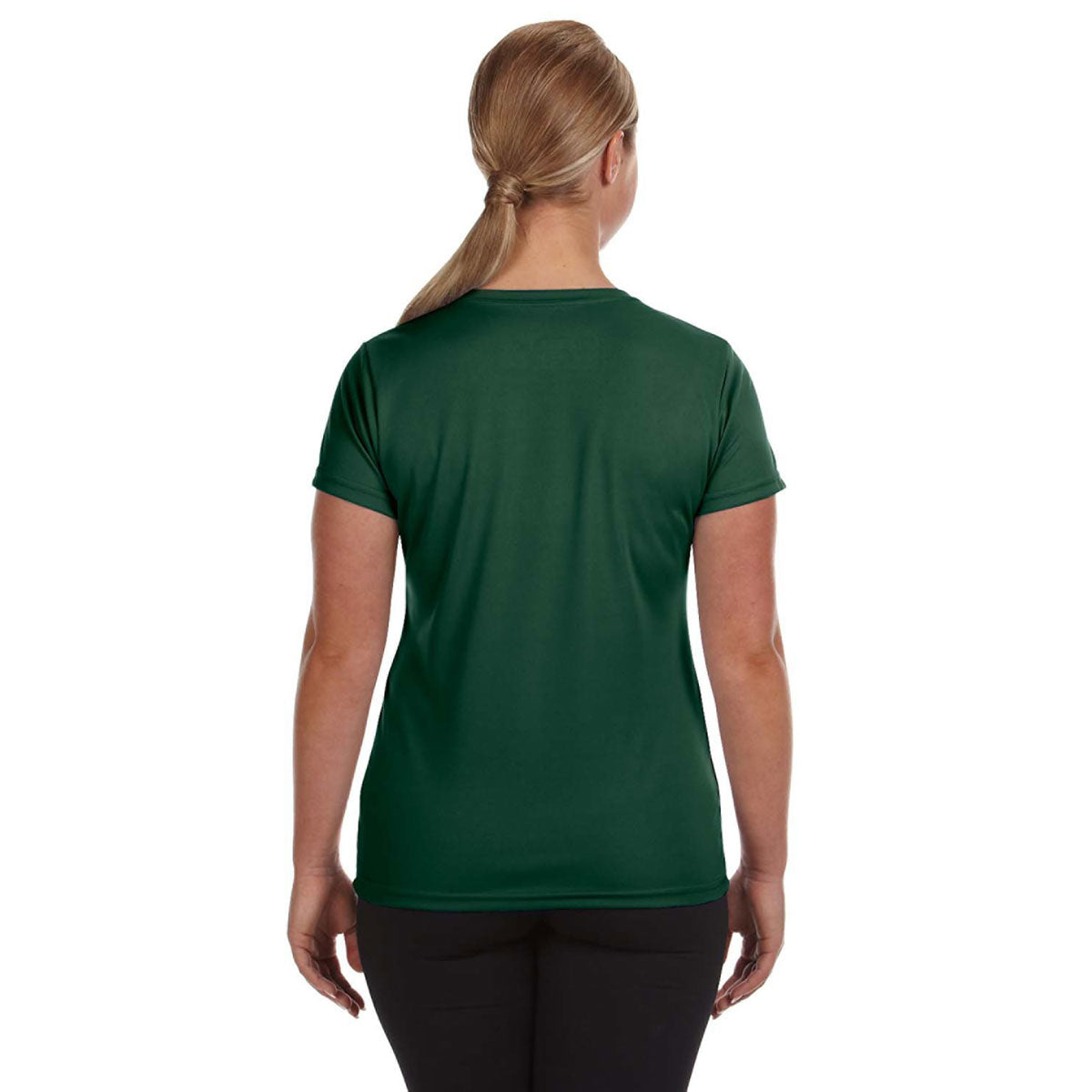 Augusta Sportswear Women's Stunning Dark Green Wicking T-Shirt