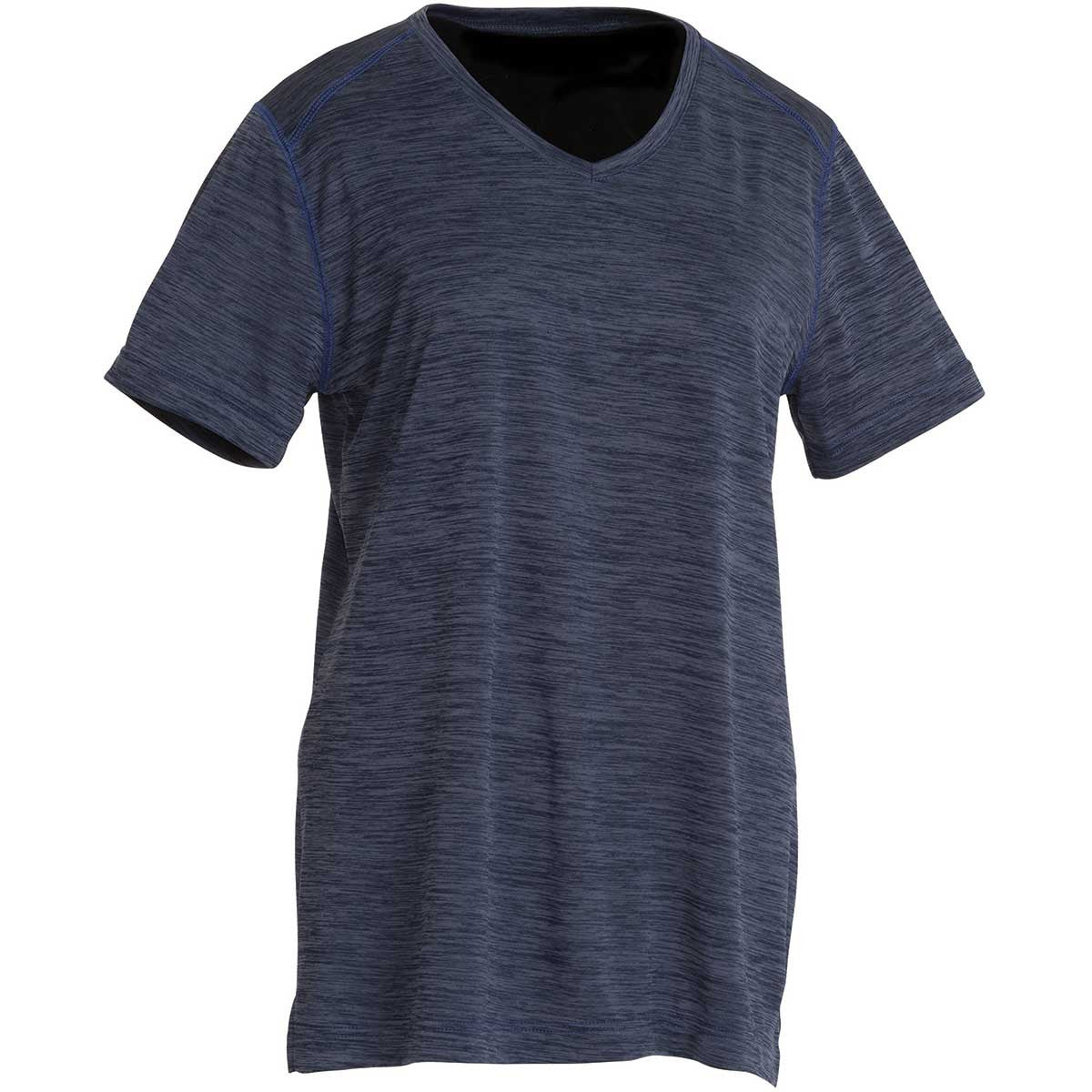 Charles River Women's Navy Space Dye Performance Tee - Elevate Your Style!