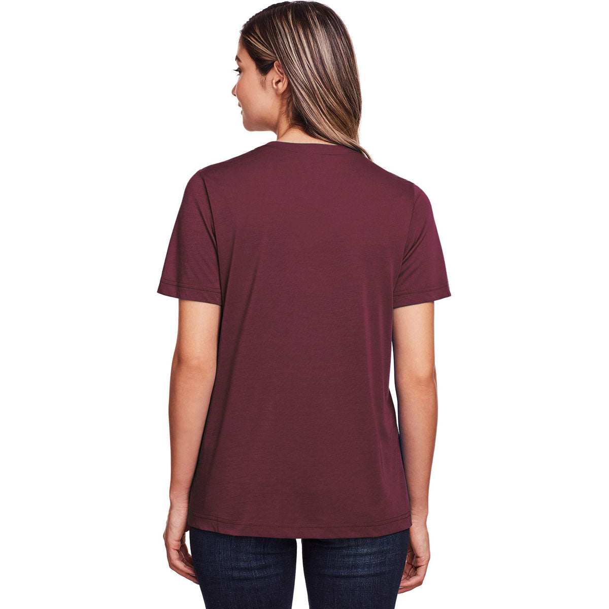 Core 365 Women's Stunning Burgundy Fusion ChromaSoft Performance T-Shirt