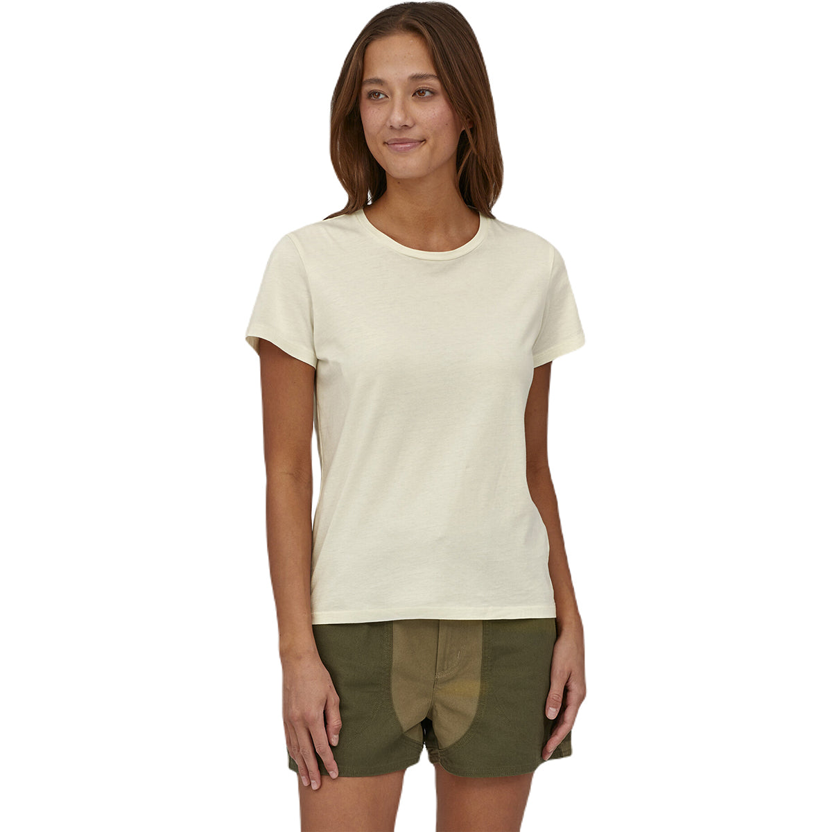 Patagonia Women's Undyed Natural Certified Organic Cotton Tee: A Sustainable Style Essential