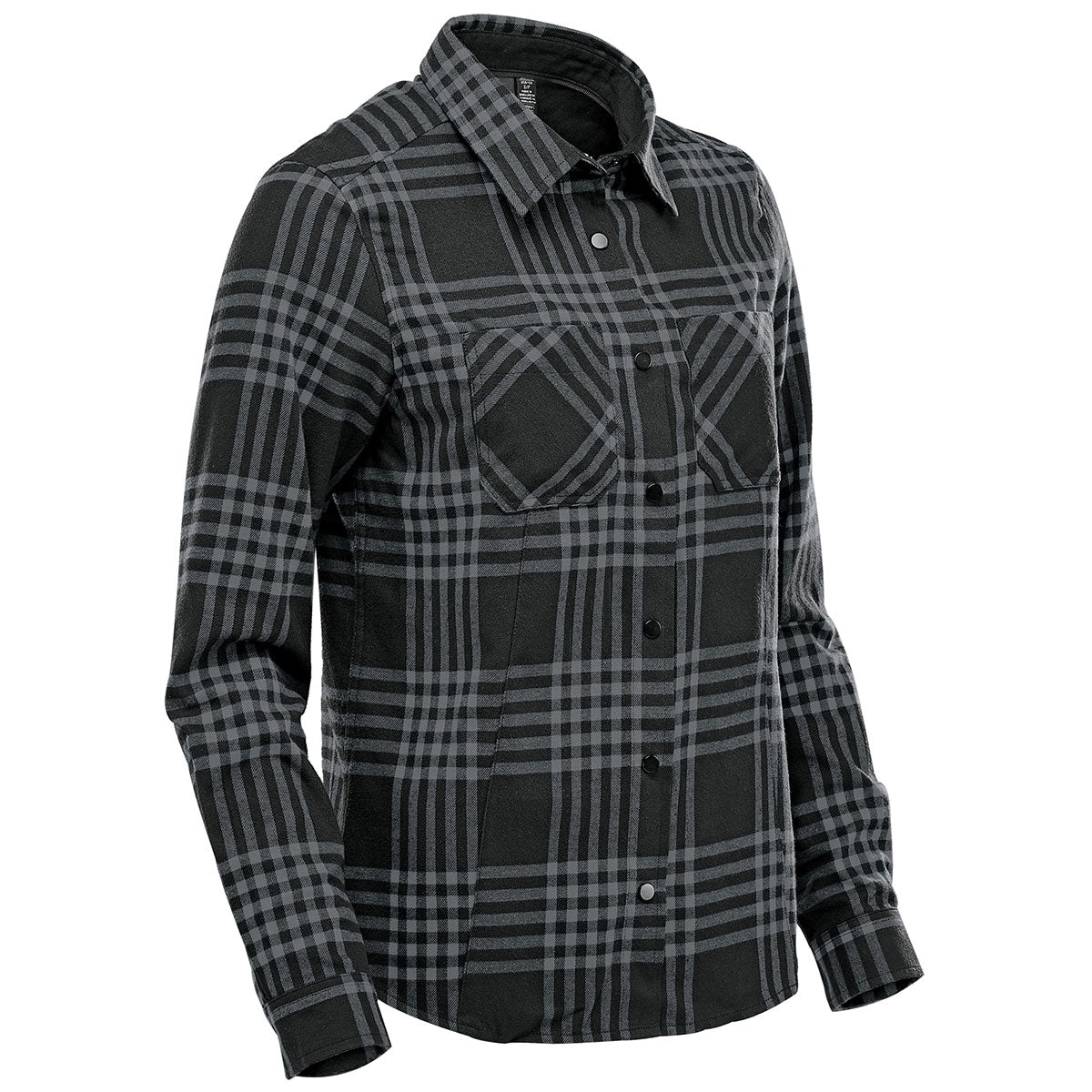 Stormtech Women's Carbon/Black Santa Fe Stylish Long Sleeve Shirt