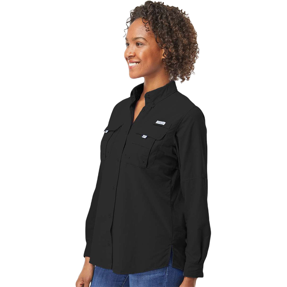 Columbia Women's Black PFG Bahama Long Sleeve Shirt - The Ultimate Outdoor Essential