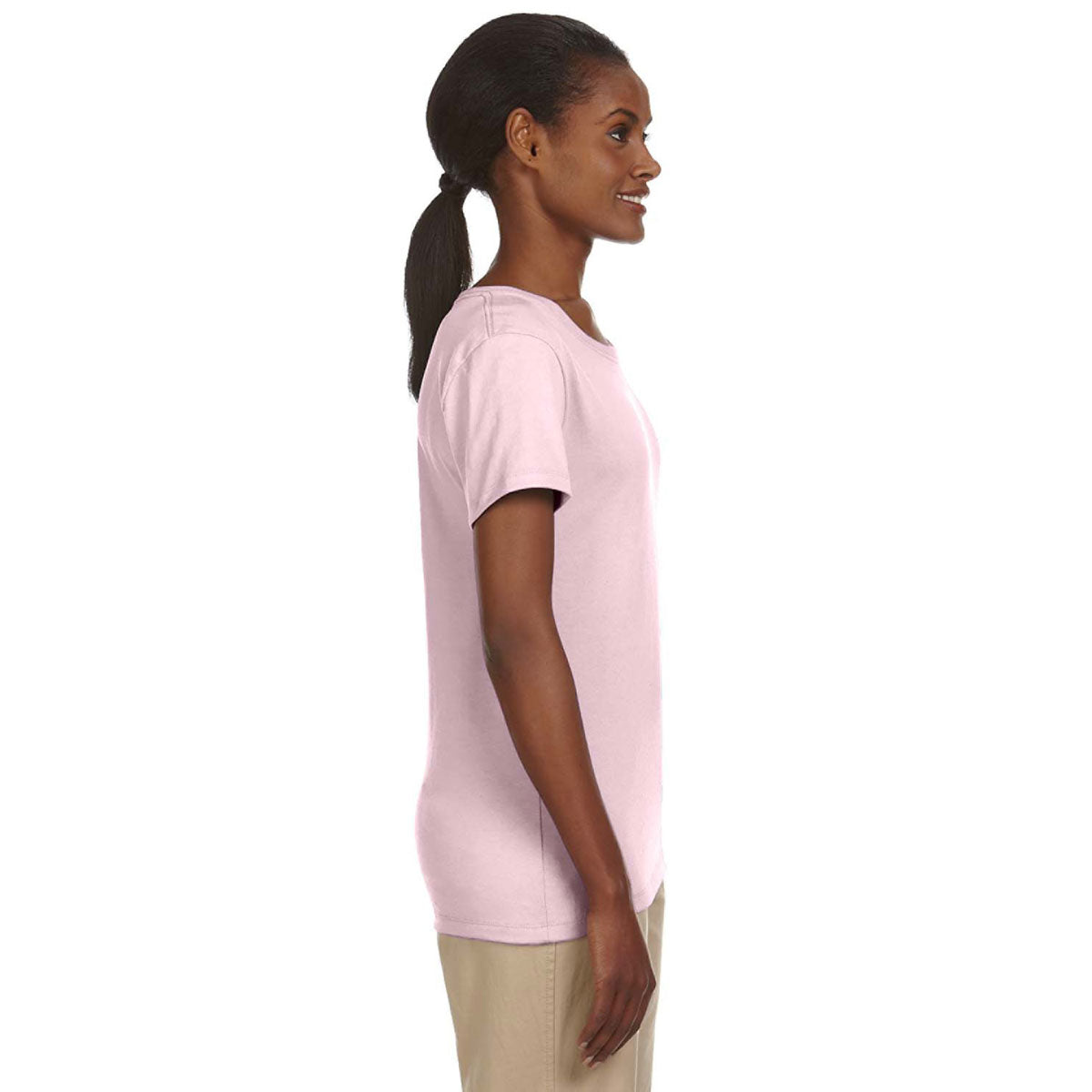 Jerzees Women's Stunning Pink 5.6 Oz. Dri-Power Active T-Shirt - Ideal for Brand Promotion