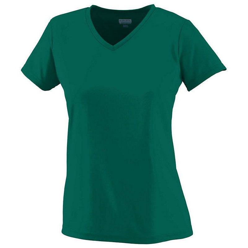 Augusta Sportswear Women's Stunning Dark Green Wicking T-Shirt