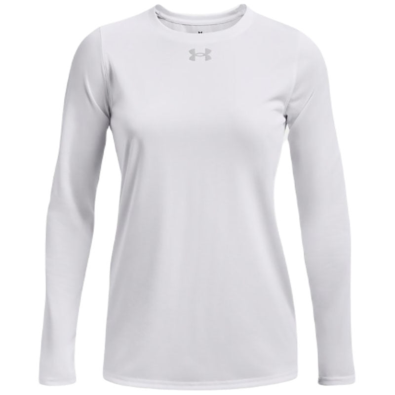 Under Armour Women's White/Mod Grey Team Tech Long Sleeve - A Perfect Corporate Giveaway