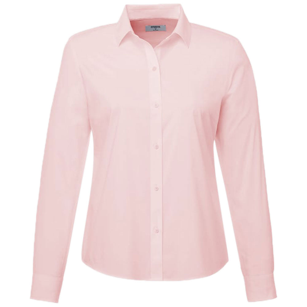 UNTUCKit Women's Stunning Pink Zircon Bella Long Sleeve Shirt