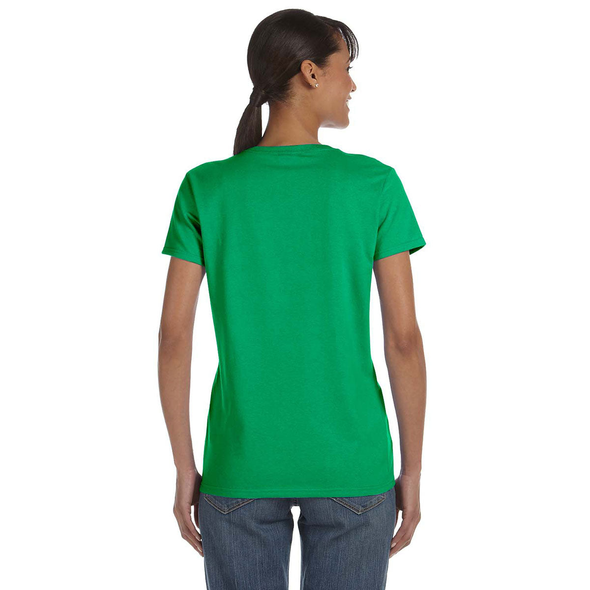 Gildan Women's Stunning Irish Green 5.3 oz. T-Shirt