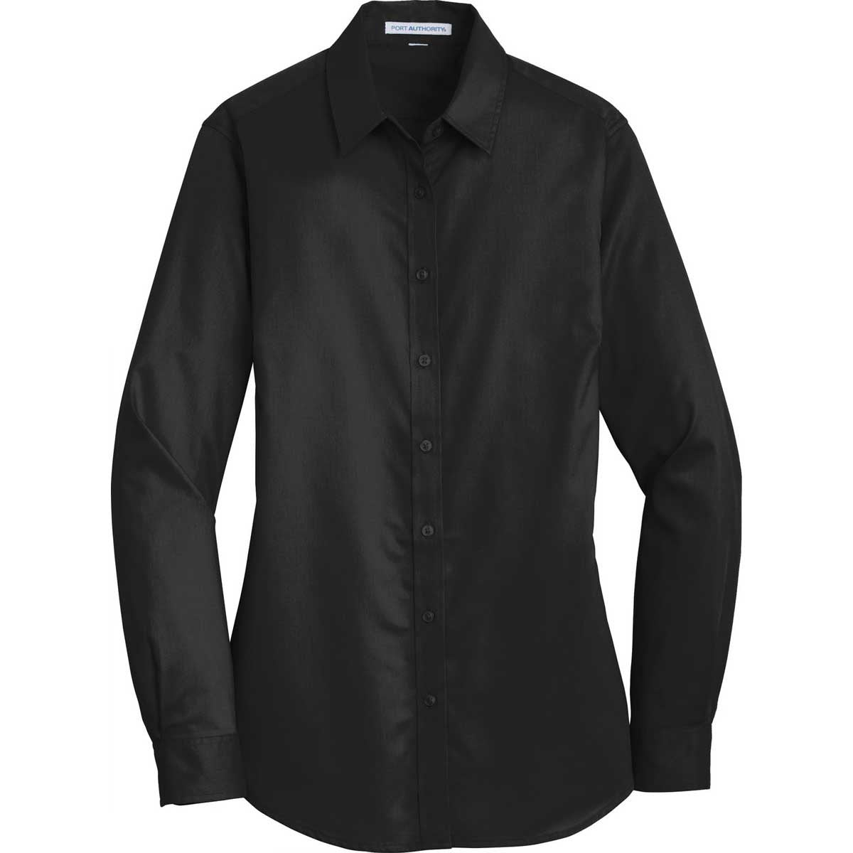 Port Authority Women's Stylish Black SuperPro Twill Shirt