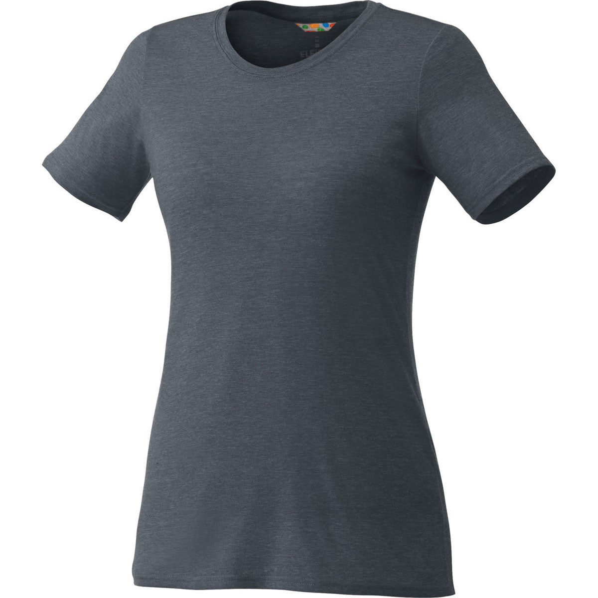 Elevate Women's Navy Heather Sarek Short Sleeve T-Shirt - The Ultimate Branding Essential