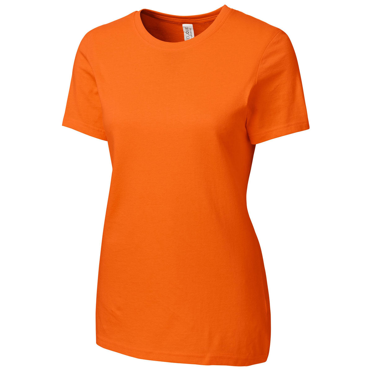 Clique Women's College Orange Playlist Tee - The Ultimate Promotional Tee