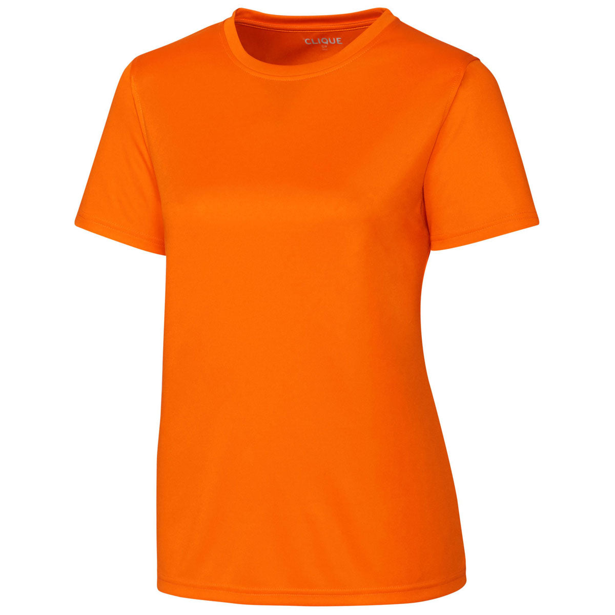 Clique Women's Vibrant Orange Spin Jersey Tee - A Must-Have for Female Athletes!