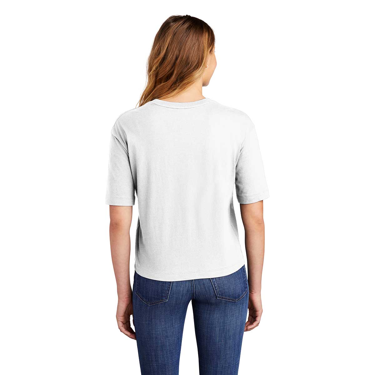 District Women's Stunning White V.I.T. Boxy Tee