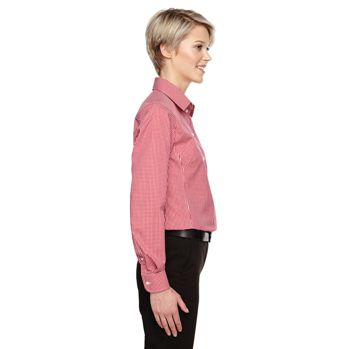 Devon & Jones Women's Stunning Red Crown Collection Gingham Check - Grab Yours Now!