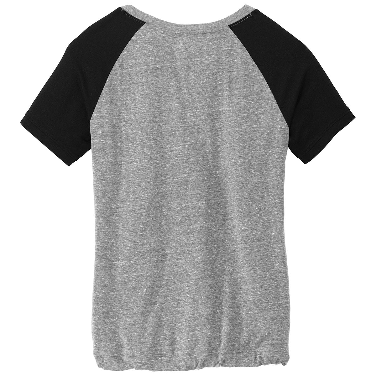 New Era Women's Shadow Grey/Black Tri-Blend Performance Cinch Tee - A Must-Have for Female Professionals