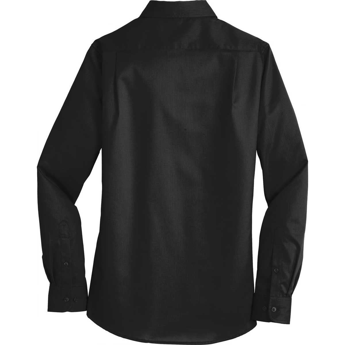 Port Authority Women's Stylish Black SuperPro Twill Shirt