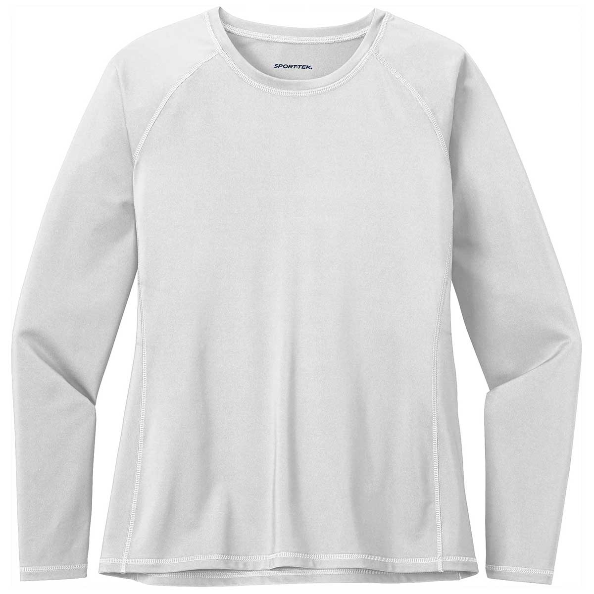 Sport-Tek Women's Stunning White Long Sleeve Rashguard Tee