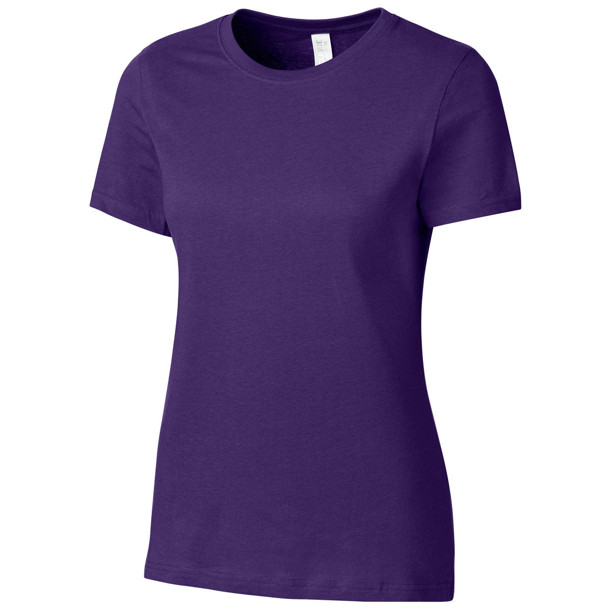 Clique Women's College Purple Playlist T-Shirt - The Ultimate Promotional Tee