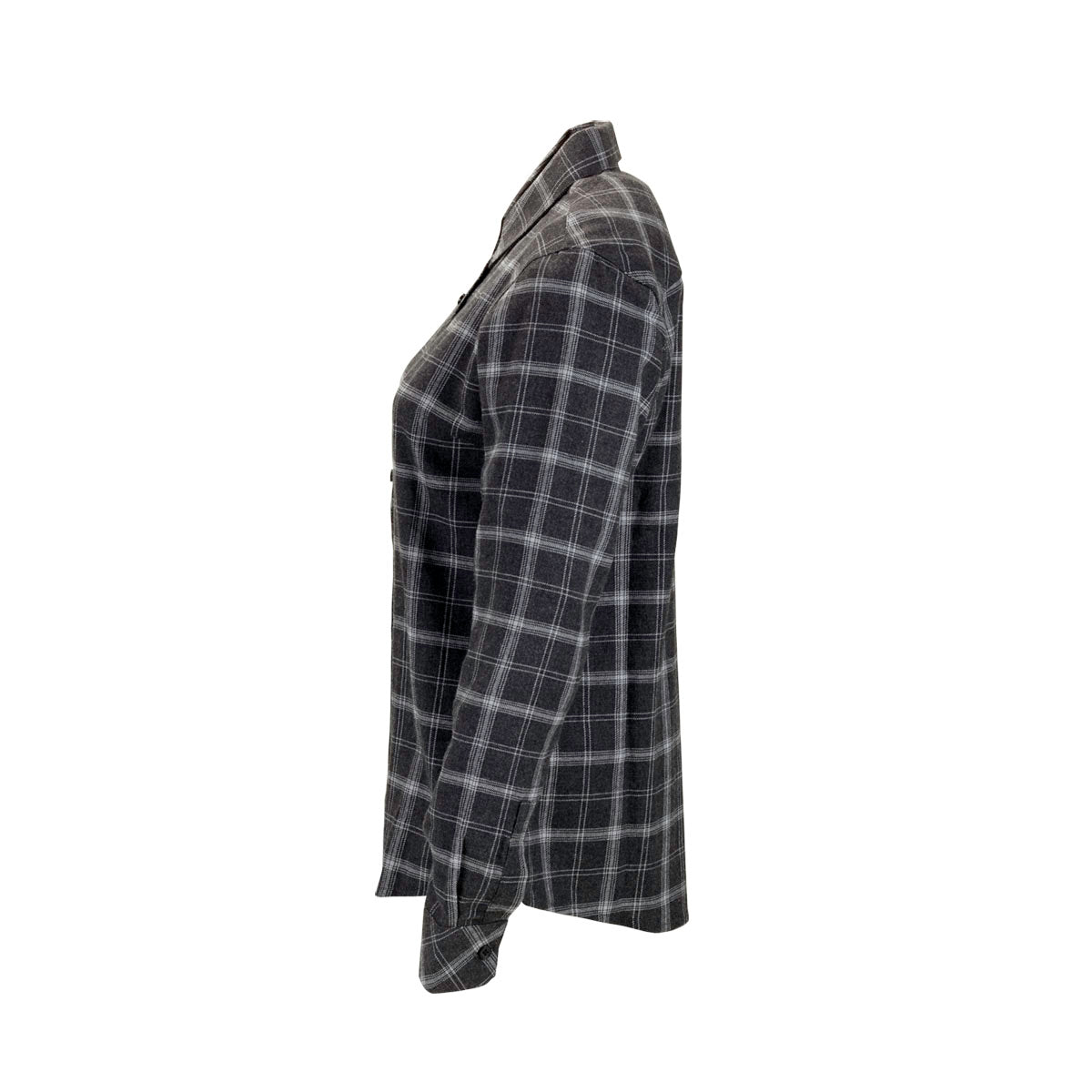 Vantage Women's Charcoal/Light Grey Check Brewer Flannel - A Winter Fashion Essential