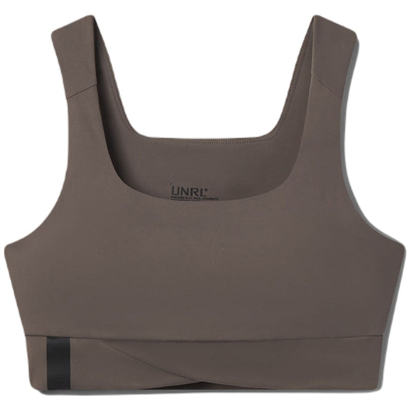 UNRL Women's Stylish Dark Taupe Performa Longline Bra - A Must-Have for Active Women