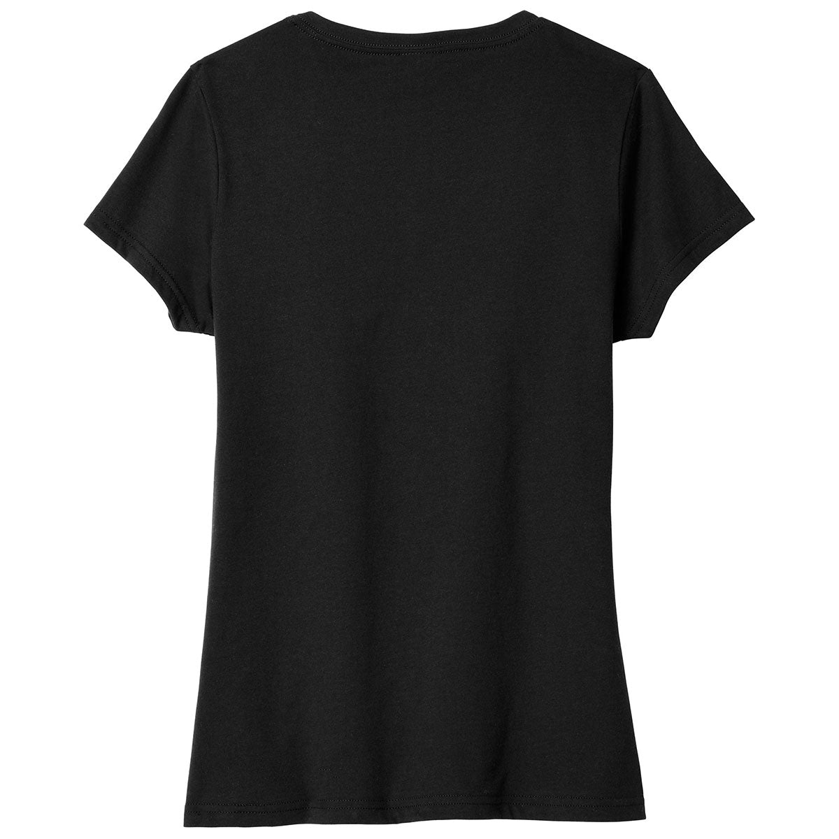 Port & Company Women's Jet Black V-Neck Tee: A Fan-Favorite Blend!