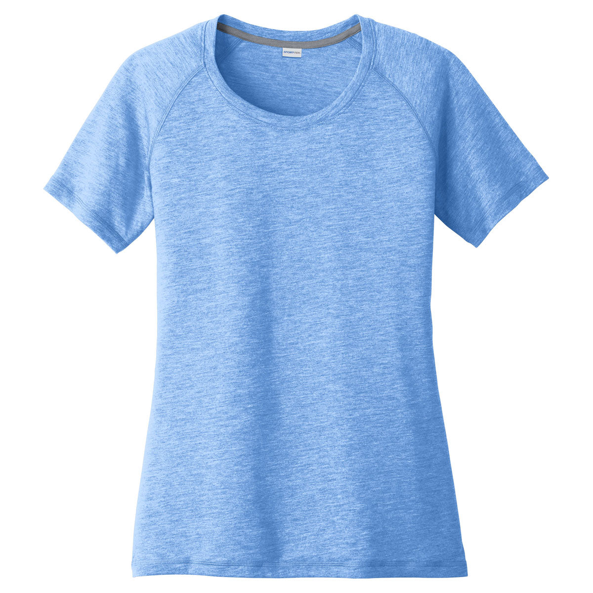 Sport-Tek Women's True Royal Heather PosiCharge Tri-Blend Scoop Neck Tee: The Ultimate Custom Team Gear