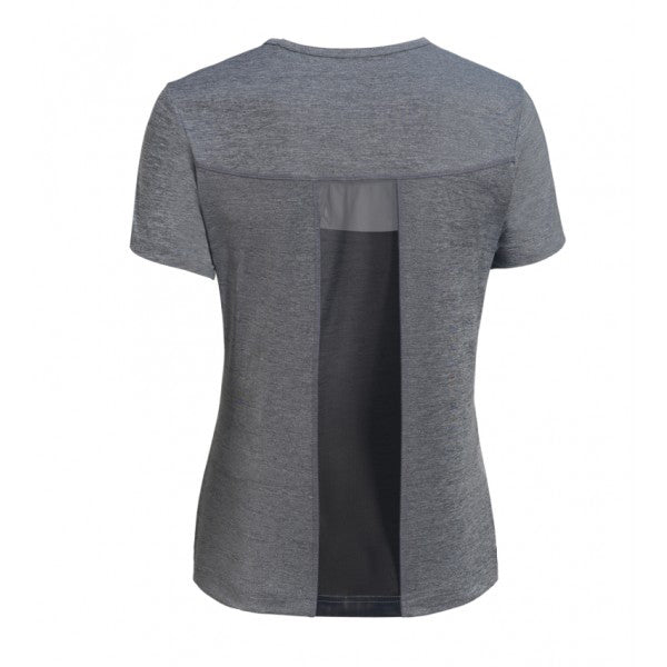 Expert Women's Heather Black Half Moon Tee - Ultimate Comfort & Style
