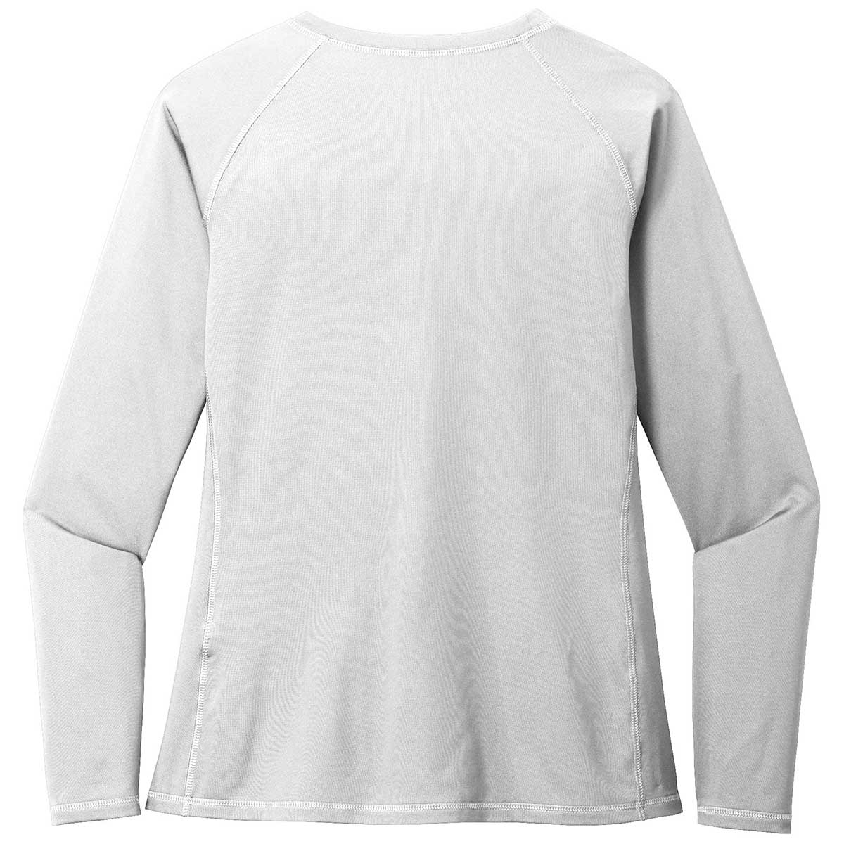 Sport-Tek Women's Stunning White Long Sleeve Rashguard Tee
