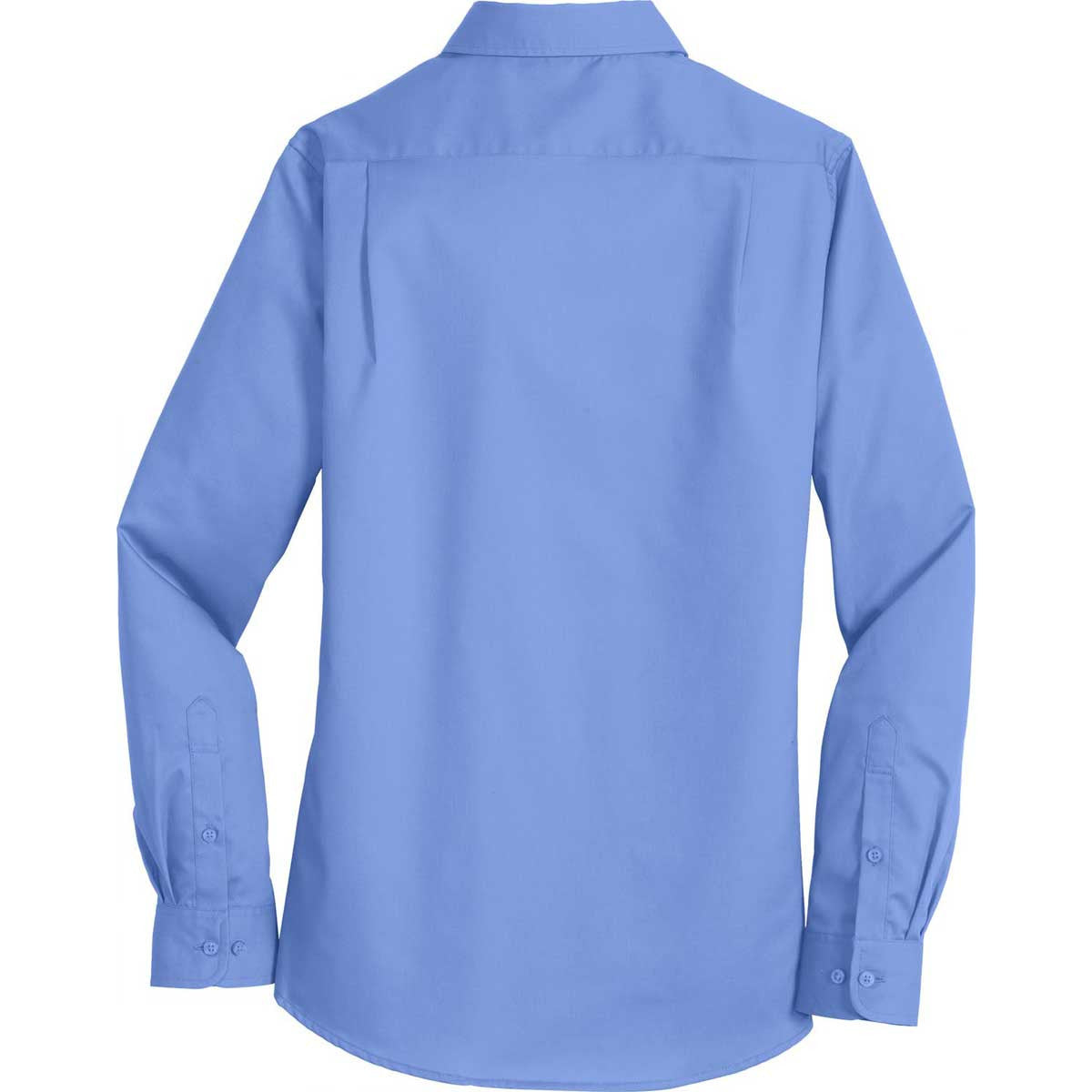 Port Authority Women's Ultramarine Blue SuperPro Wrinkle-Resistant Twill Shirt