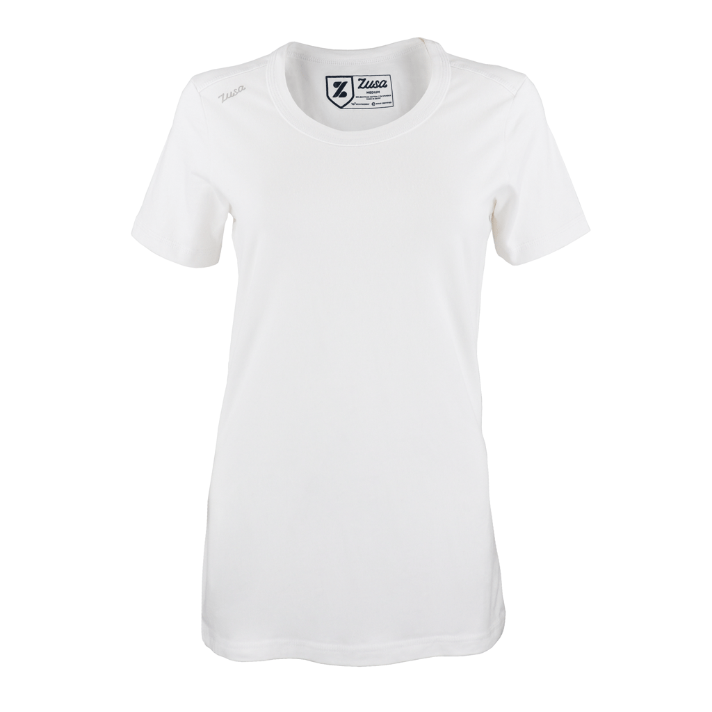 Zusa Women's Exquisite White Peachy Tee