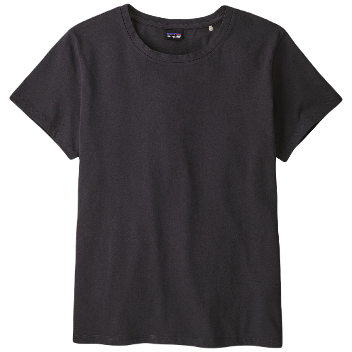 Patagonia Women's Ink Black Regenerative Organic Cotton Tee - Customizable & Stylish