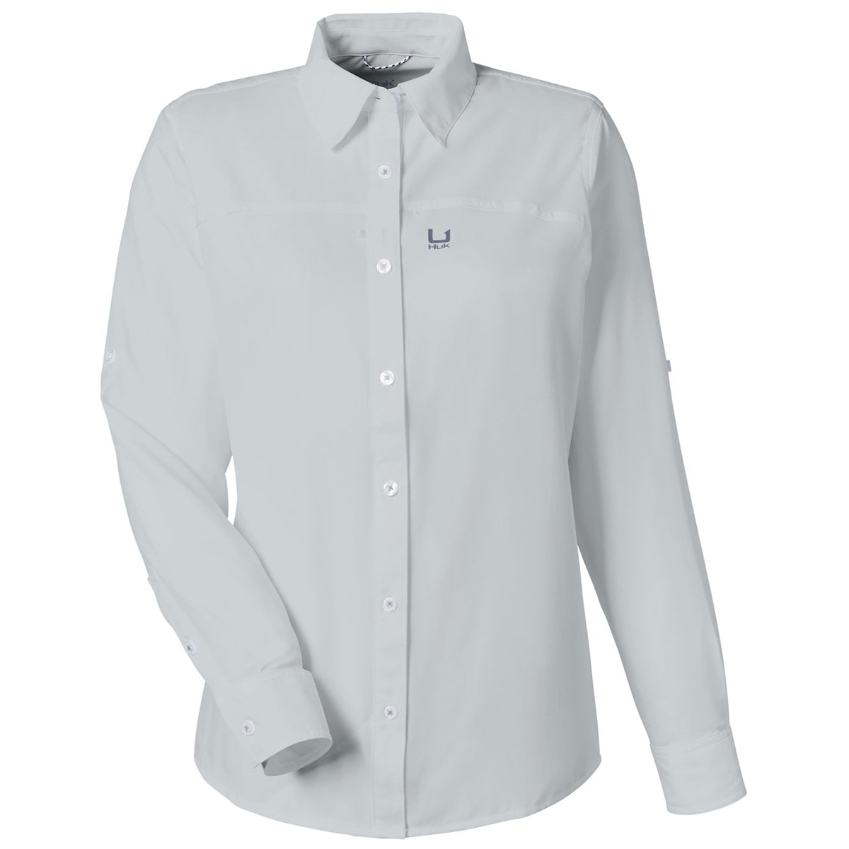 HUK Women's Harbor Mist Tide Point Stunning Long Sleeve Shirt