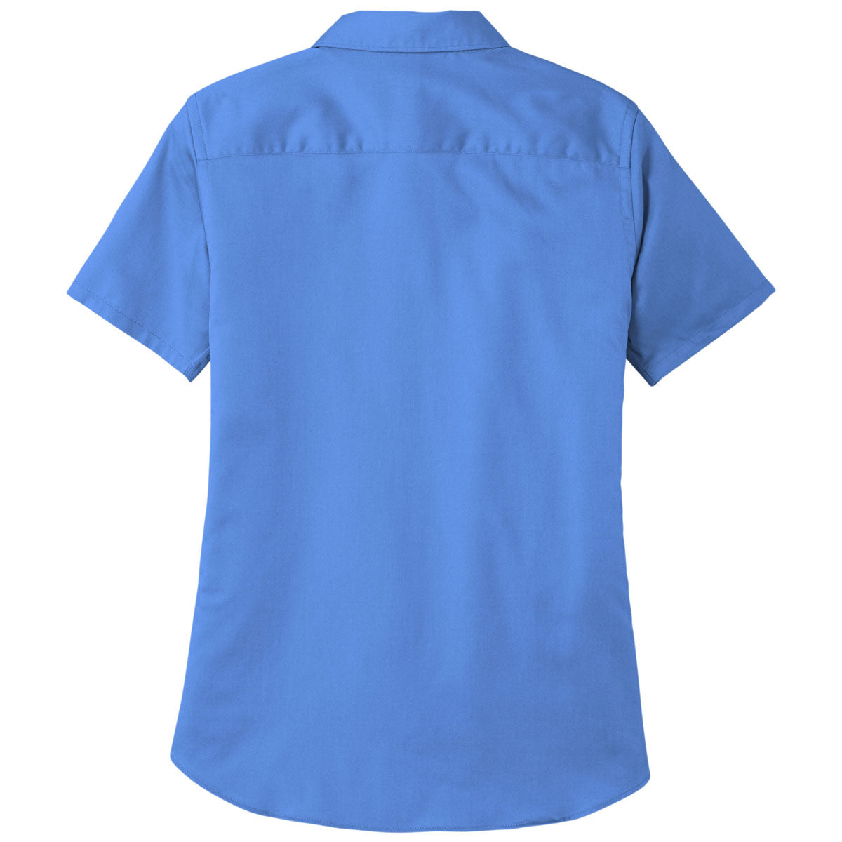 Port Authority Women's Stunning Ultramarine Blue Short Sleeve SuperPro React Twill Shirt