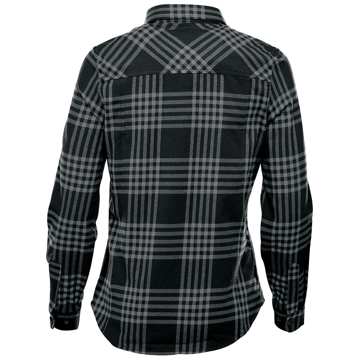 Stormtech Women's Carbon/Black Santa Fe Stylish Long Sleeve Shirt