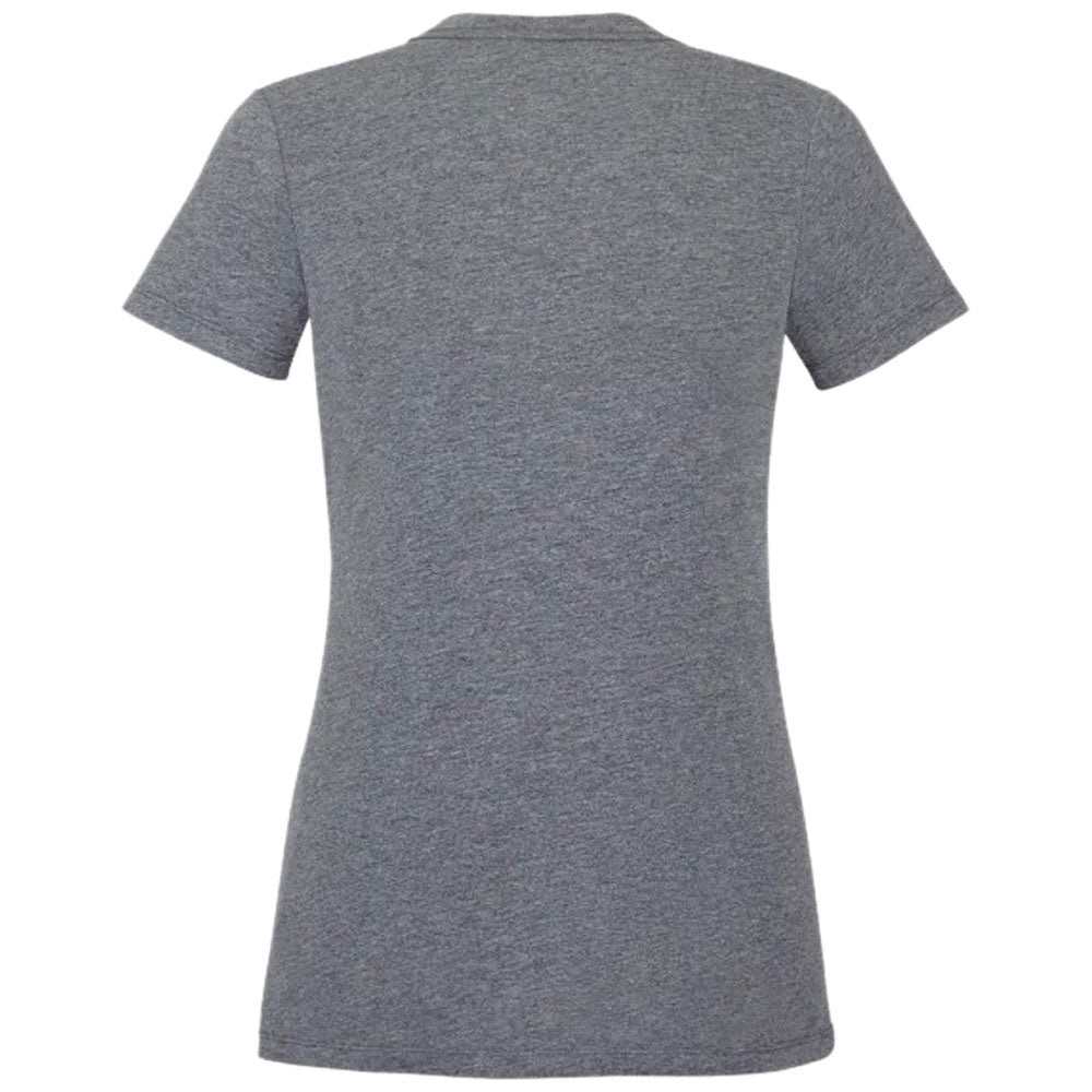 Elevate Women's Charcoal Heather Somoto Eco Short Sleeve Tee - Stylish & Sustainable