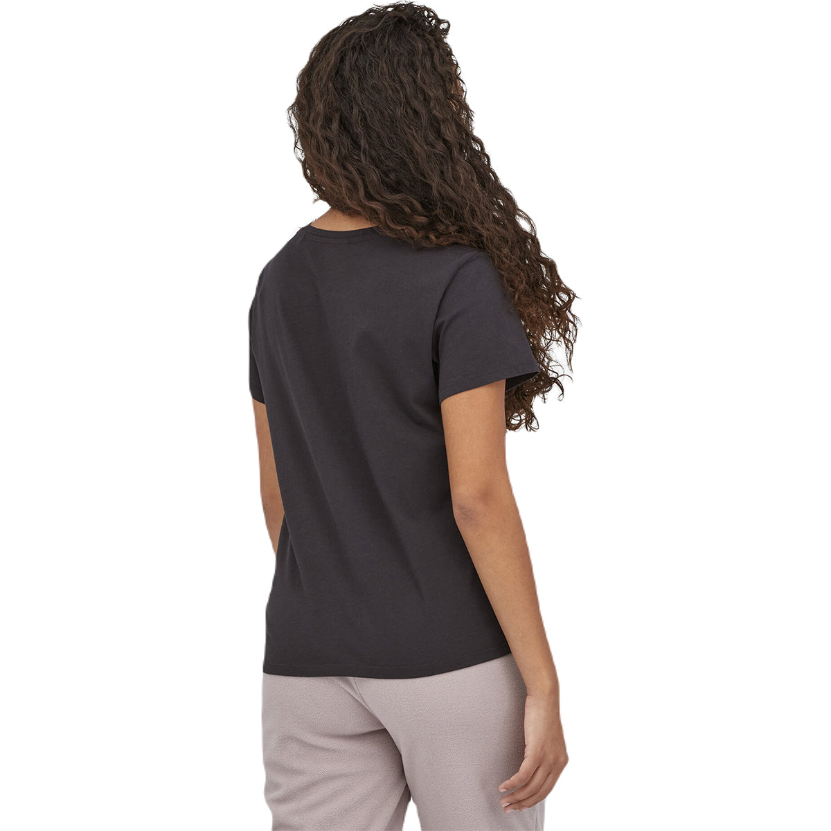 Patagonia Women's Ink Black Regenerative Organic Cotton Tee - Customizable & Stylish