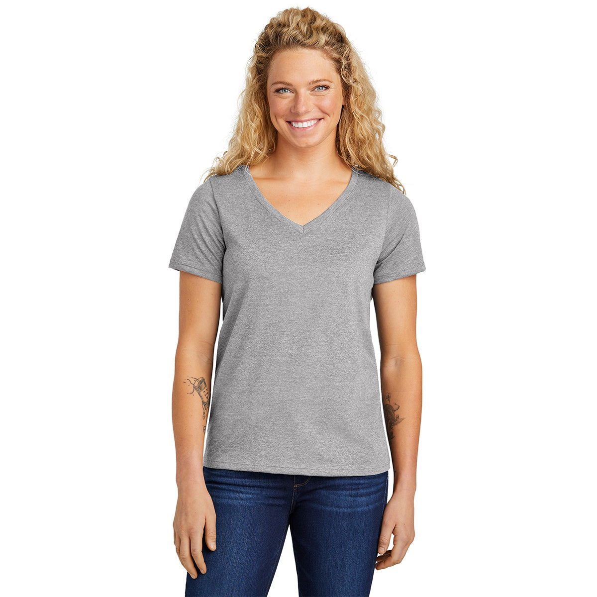 Volunteer Knitwear Women's Athletic V-Neck Daily Tee - A Must-Have!