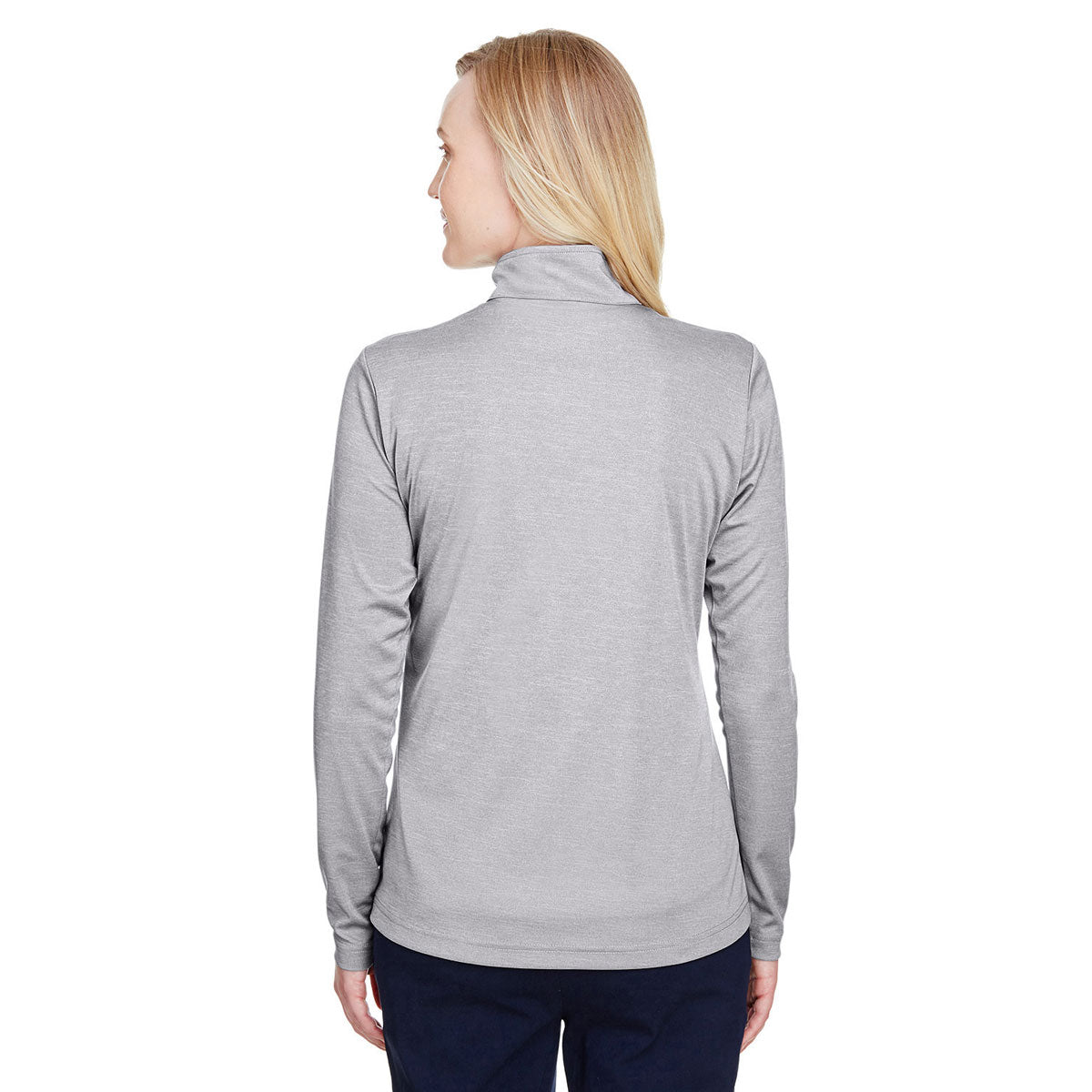 Team 365 Women's Athletic Sonic Heather Performance Quarter-Zip: A Dream Apparel!