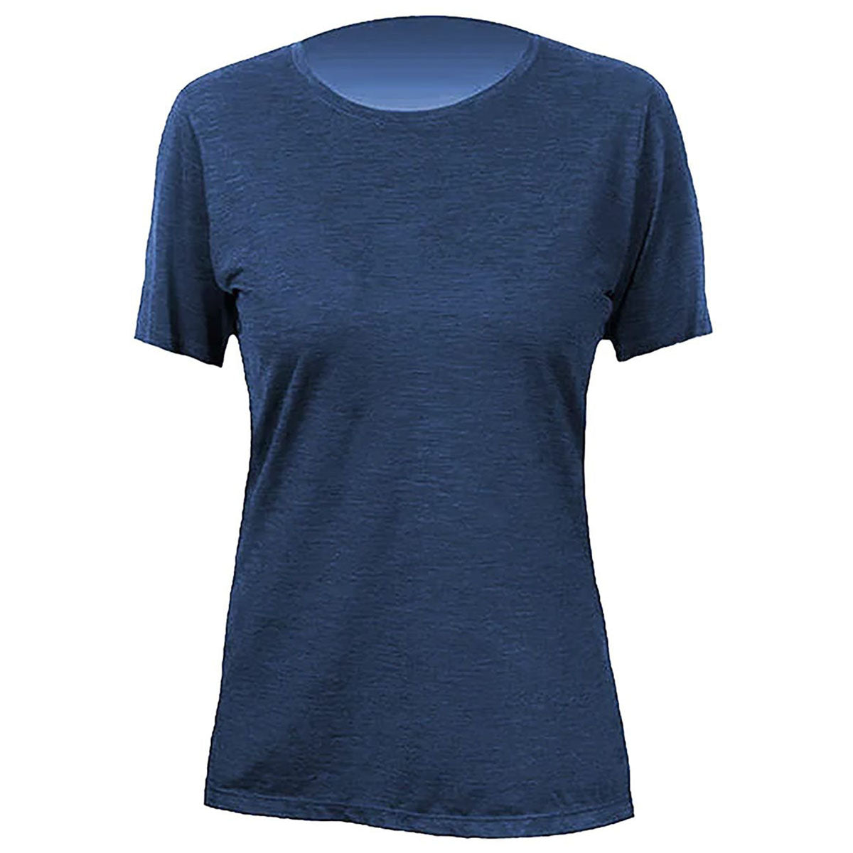 ANETIK Women's Navy Heathered Breeze Tech T-Shirt: A Must-Have for Active Women!