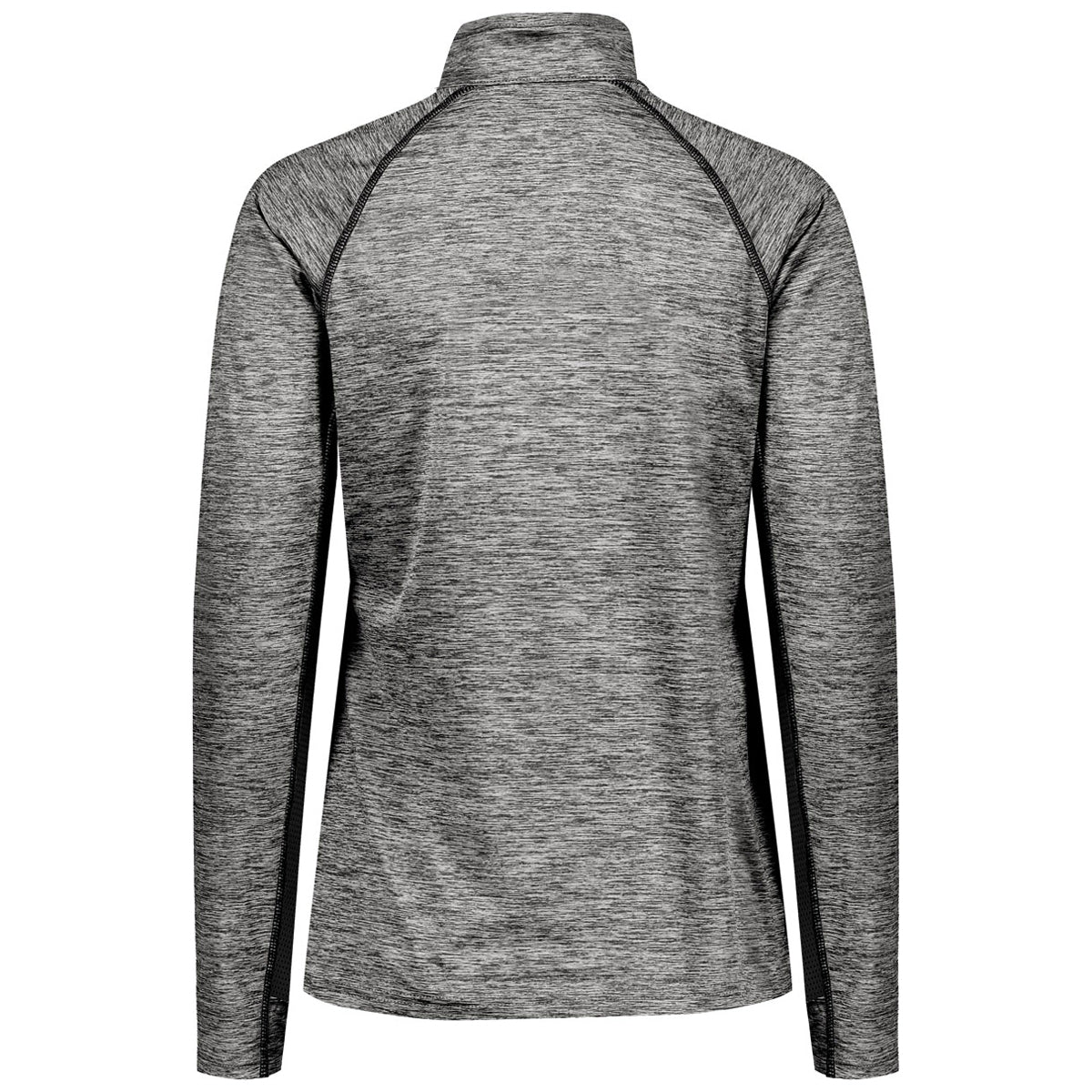 Holloway Women's Black Heather Electrify Coolcore 1/2 Zip Pullover - A Must - Have for Stylish Women!