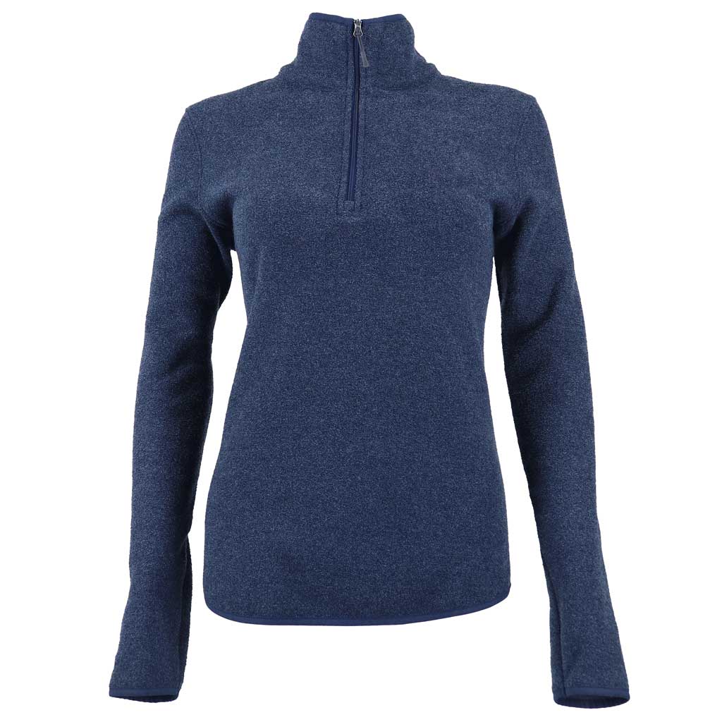 Zusa Women's Navy Chilly Fleece Quarter Zip: Your Fall-Winter Essential