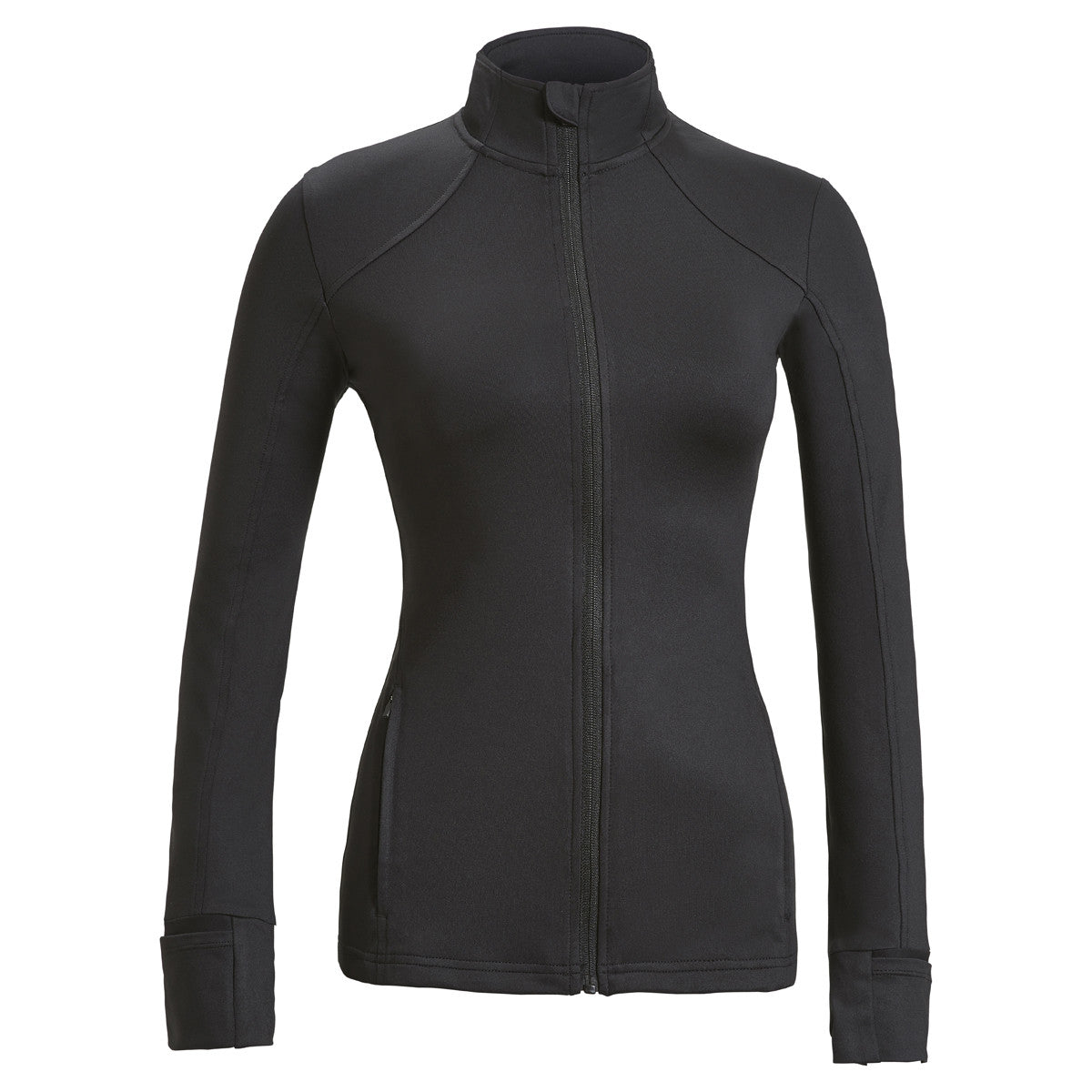 Stylish Expert Women's Black Full Zip Training Jacket