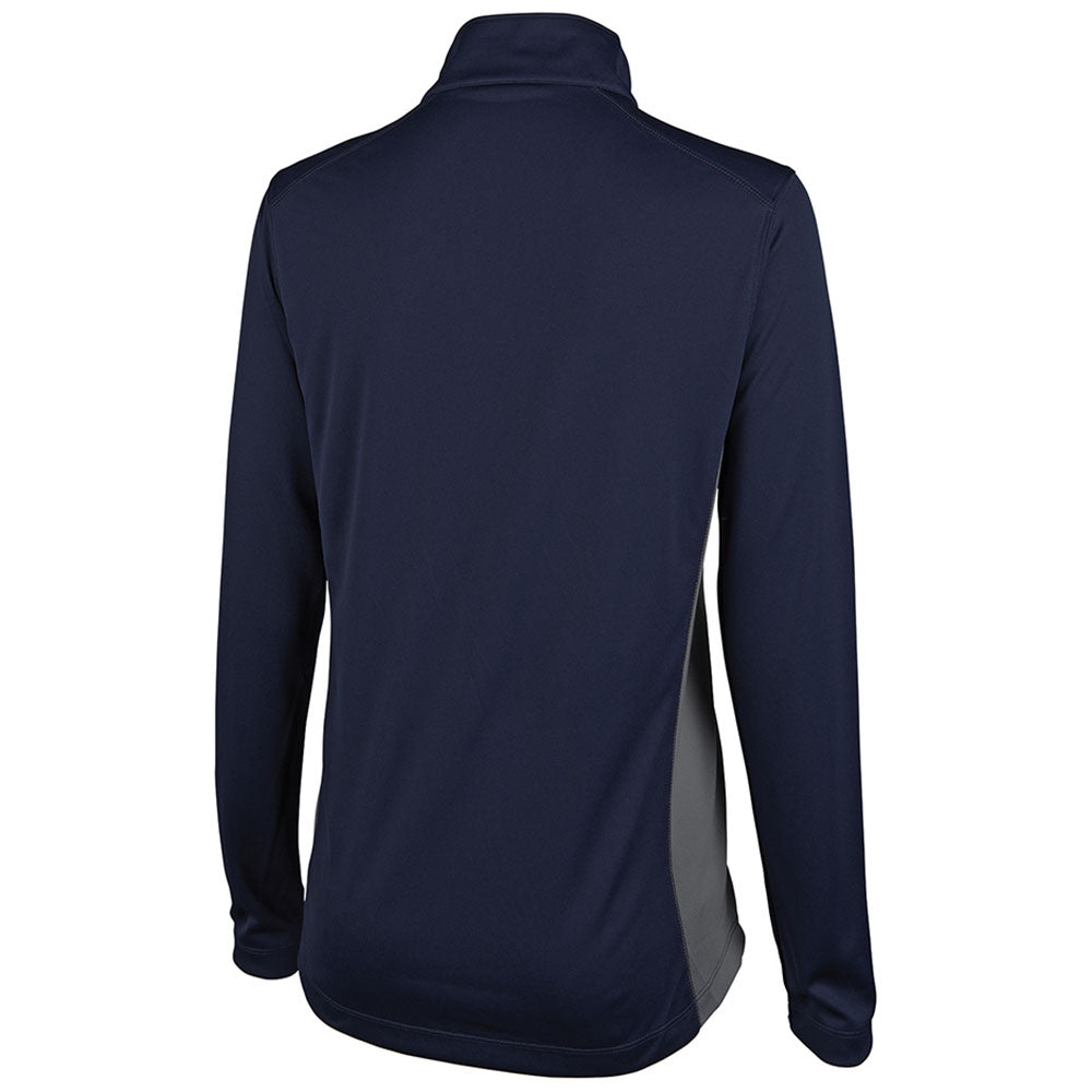 Charles River Women's Navy Horizon Quarter Zip Pullover - Stylish Team Gear