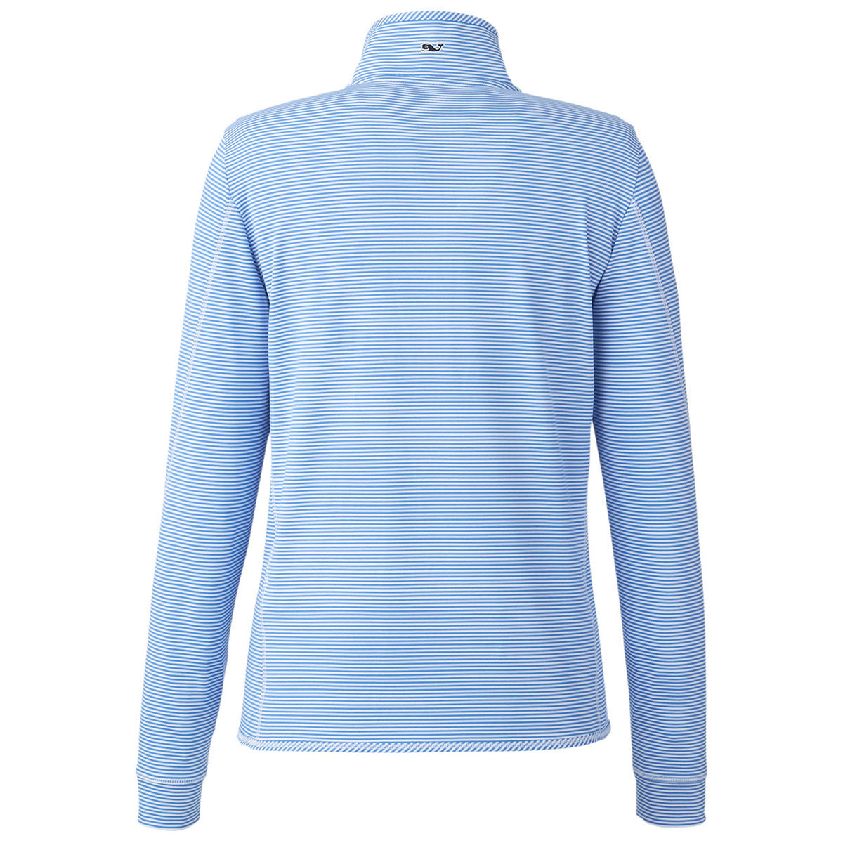 Vineyard Vines Women's Stylish Blue Microstripe Sankaty Half-Zip Pullover - A Must-Have!