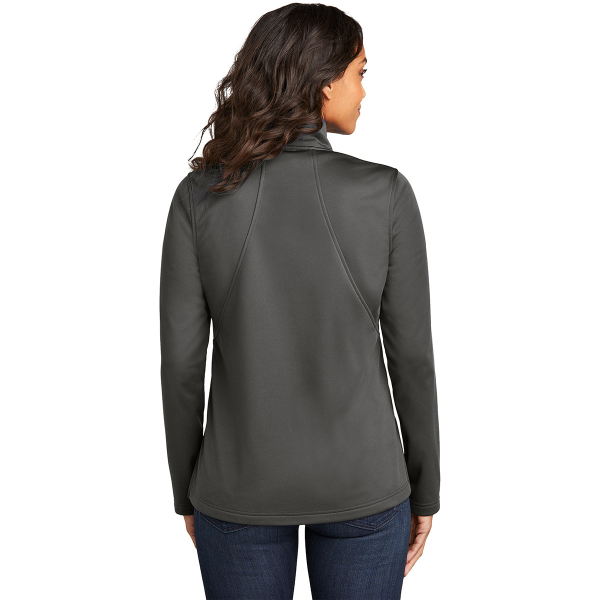 Port Authority Women's Sleek Grey Steel Flexshell Jacket