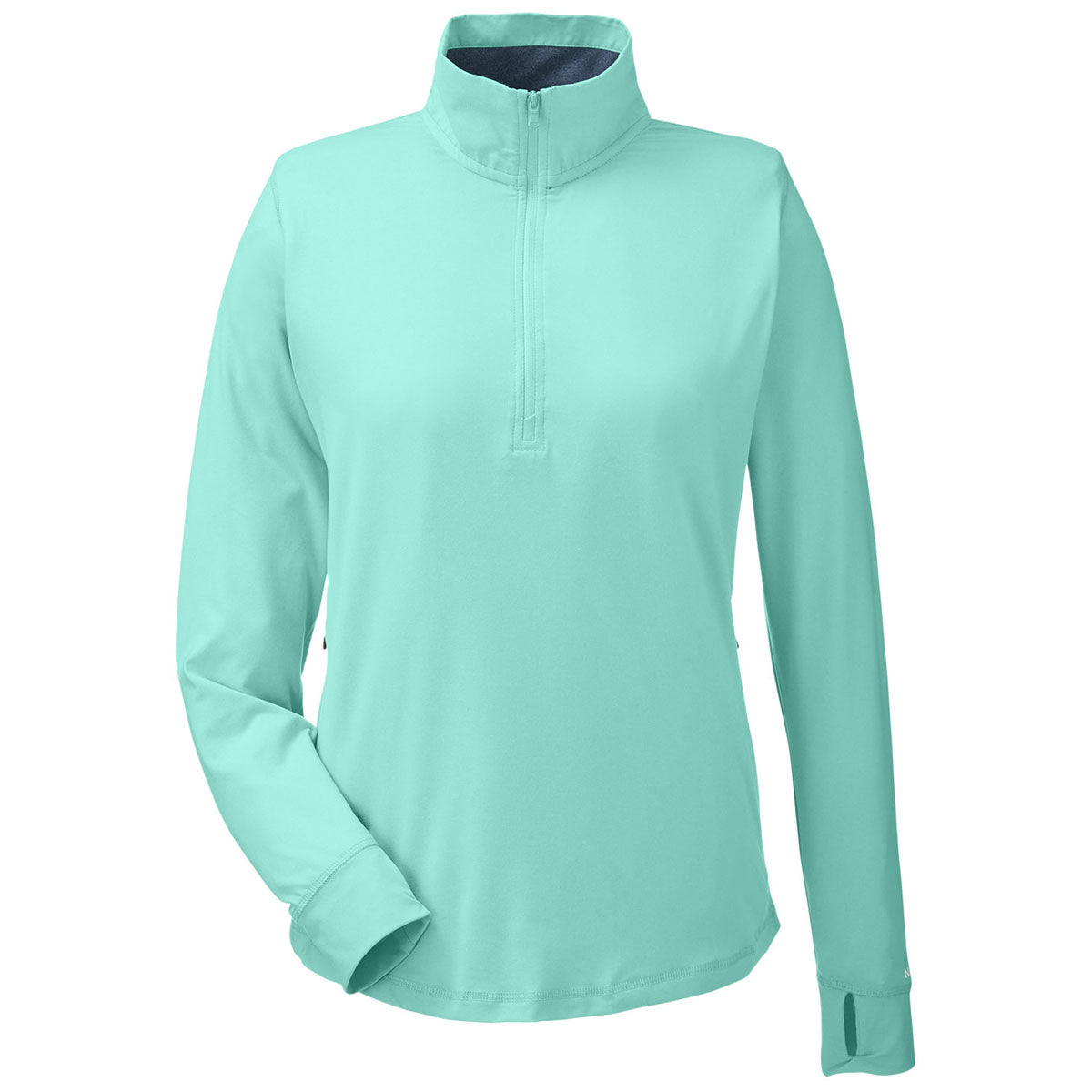 Nautica Women's Stylish Cool Mint Saltwater Quarter-Zip Pullover