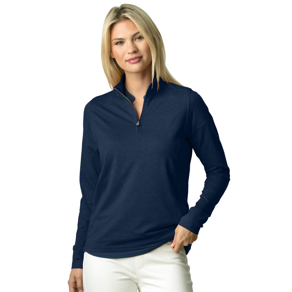 Vantage Women's Navy Zen Golf Pullover - Stand Out in Style
