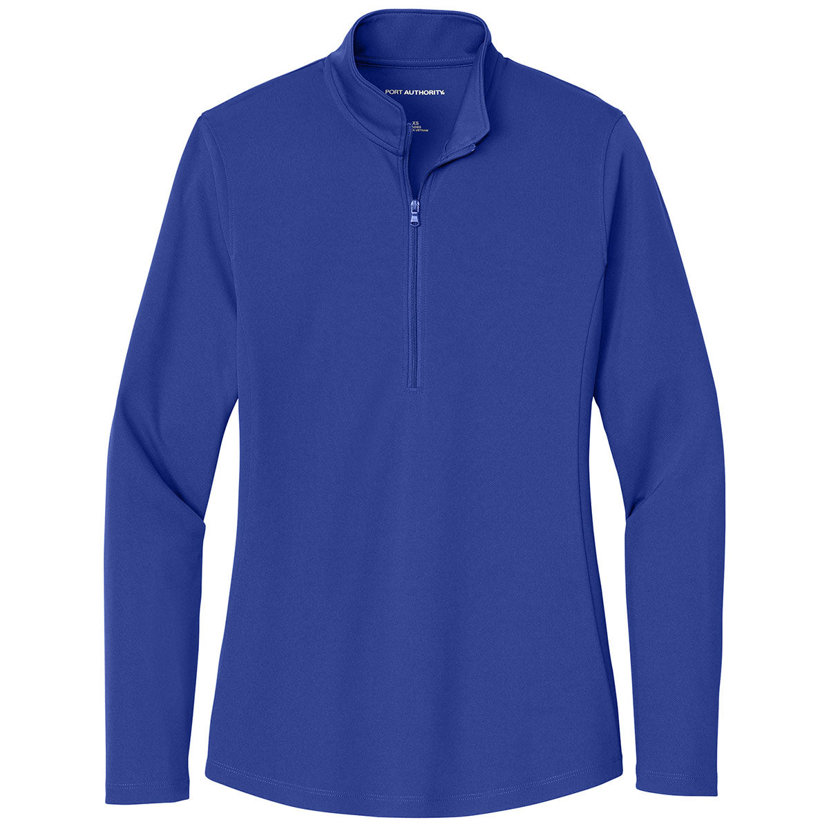 Port Authority Women's True Royal Dry Zone UV Micro-Mesh 1/4 Zip - The Ultimate Activewear!